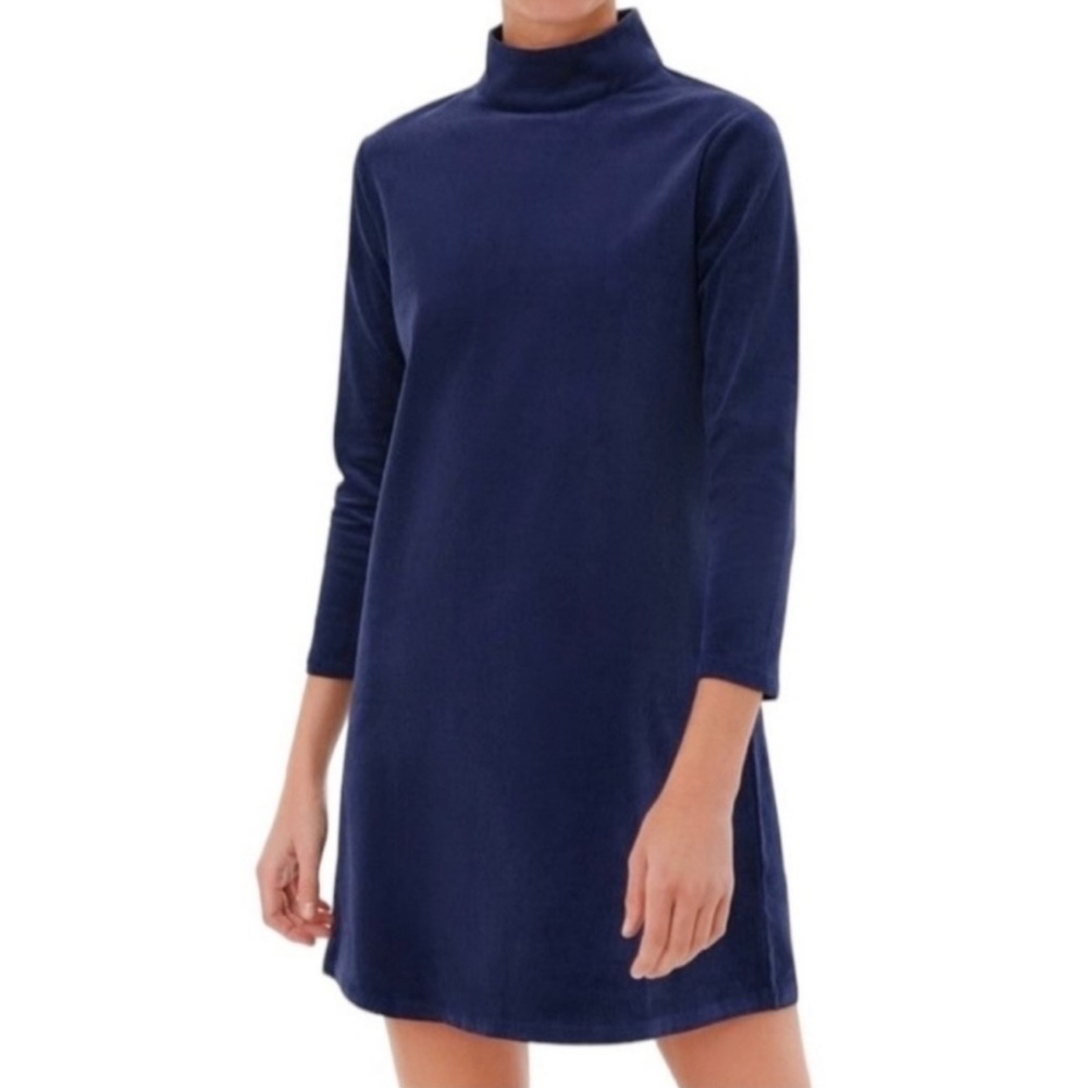 Tuckernuck Midnight Stretch Corduroy Mod Ellie Dress